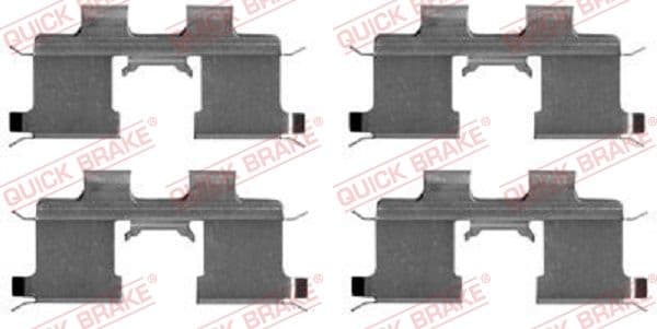 1091667 OJD (Quick Brake) Компоненти дискових гальмівних колодок