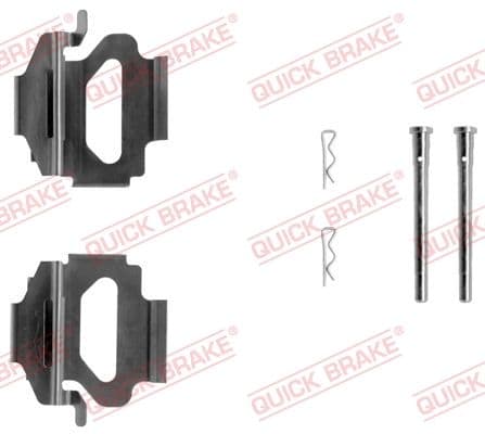 1091140 OJD (Quick Brake) Комплектующие дисковых тормозных колодок