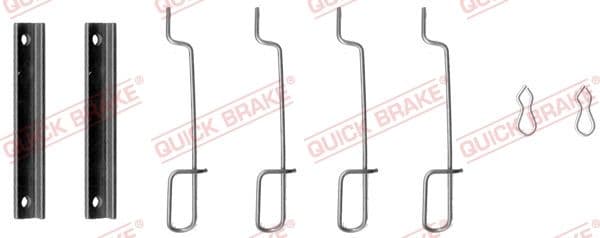 1090992 OJD (Quick Brake) Компоненти дискових гальмівних колодок