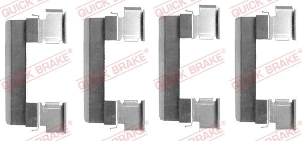 1091655 OJD (Quick Brake) Компоненти дискових гальмівних колодок