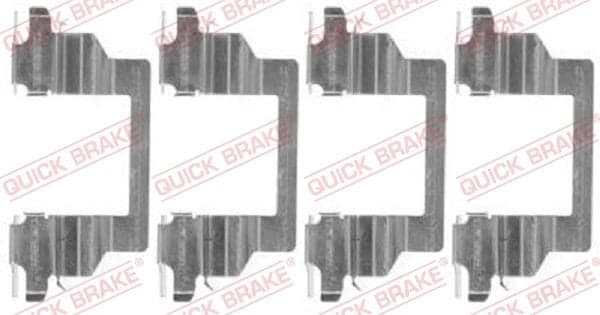 1091778 OJD (Quick Brake) Компоненти дискових гальмівних колодок для Opel GT