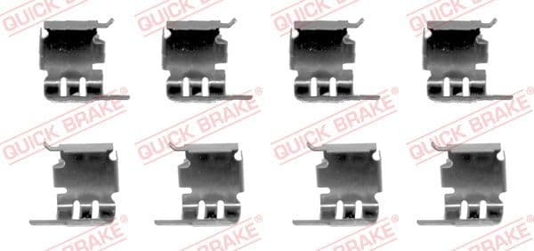 1091286 OJD (Quick Brake) Компоненти дискових гальмівних колодок для Suzuki Wagon R