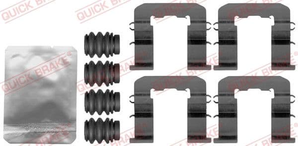1091893 OJD (Quick Brake) Комплектующие дисковых тормозных колодок для Hyundai i20