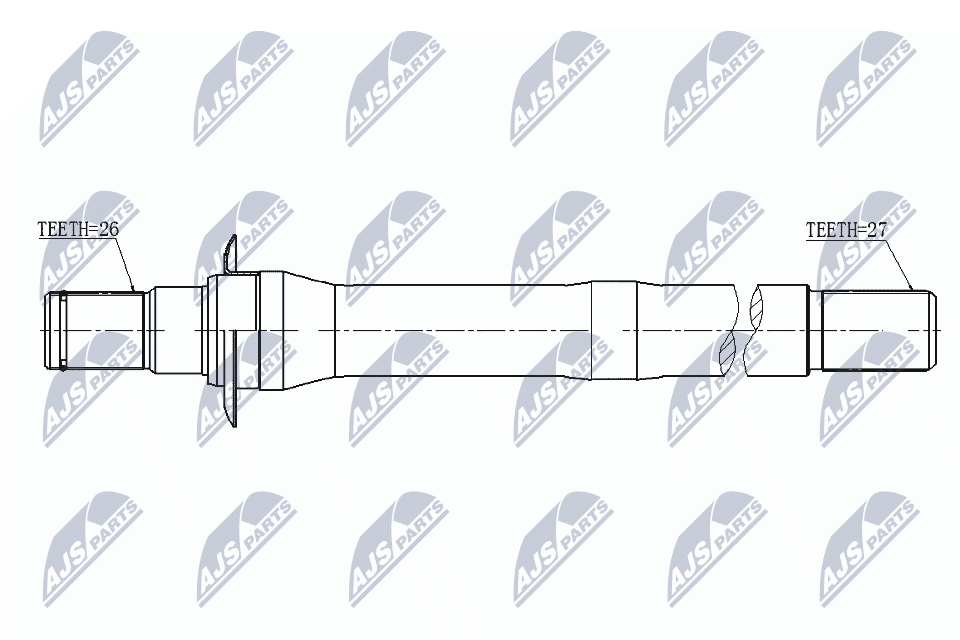 nwphy506 NTY Піввісь