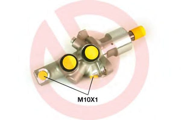 M 50 013 Brembo Головний гальмівний циліндр