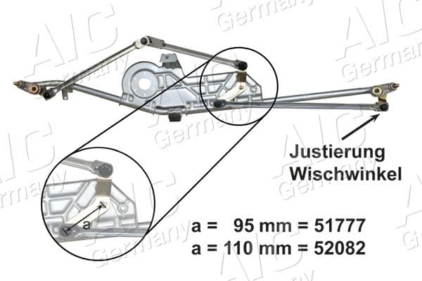 51777 AIC Germany Трапеція склоочисника