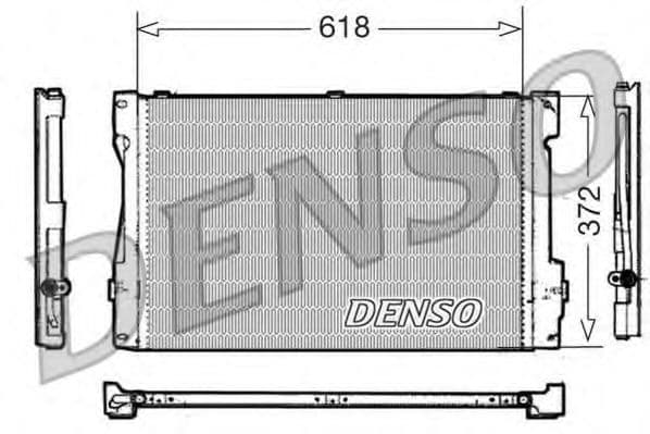 DCN33006 Denso Радіатор кондиціонера