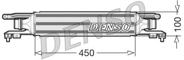 DIT20002 Denso Интеркулер для Opel Corsa