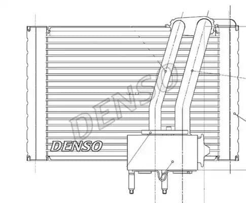 DEV07005 Denso Испаритель кондиционера