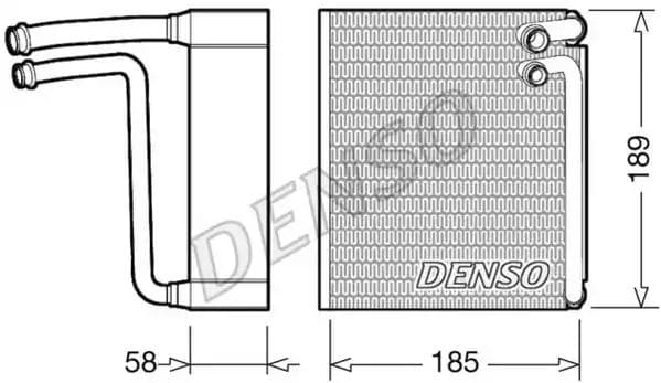 DEV09025 Denso Испаритель кондиционера