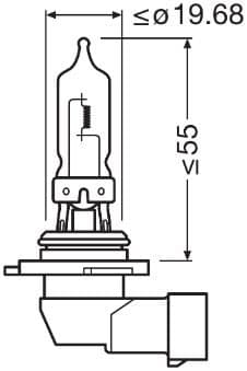 9005nlhcb Osram Лампа дальнього світла