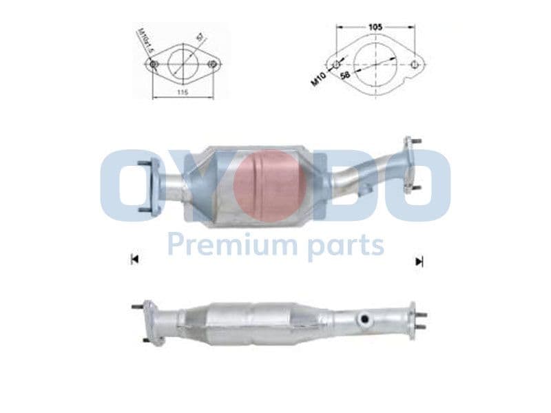 10n0034oyo Oyodo Каталізатор для Ford Mondeo