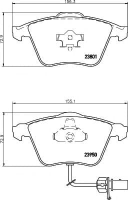 MDB2694 Mintex Тормозные колодки