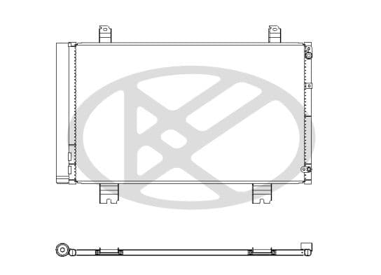 cd010889 Koyorad Радіатор кондиціонера для Lexus LS