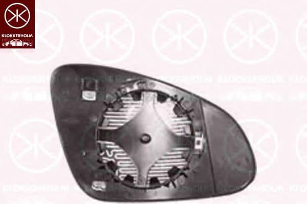 50531062 Klokkerholm Стекло наружного зеркала для Opel Astra
