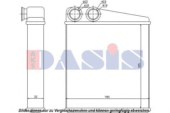 079000N Aks Dasis Радіатор пічки