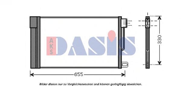 152031N Aks Dasis Радіатор кондиціонера