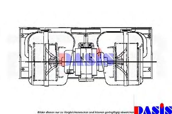 742450N Aks Dasis Вентилятор салону