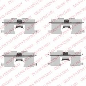 LX0407 Delphi Компоненти дискових гальмівних колодок