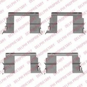 LX0516 Delphi Комплектующие дисковых тормозных колодок