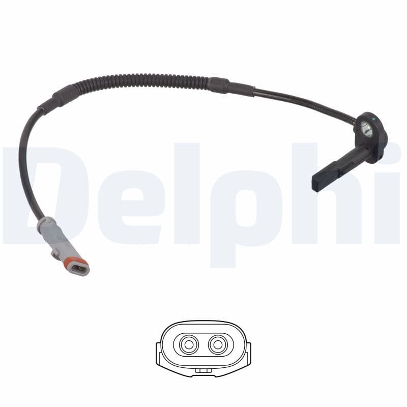 ss2125212b1 Delphi Датчик ABS