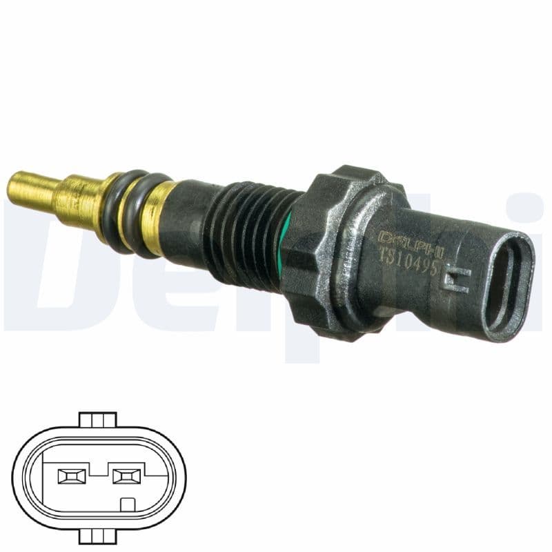 ts10495 Delphi Датчик температуры охлаждающей жидкости