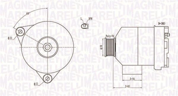 063731872010 Magneti Marelli Генератор