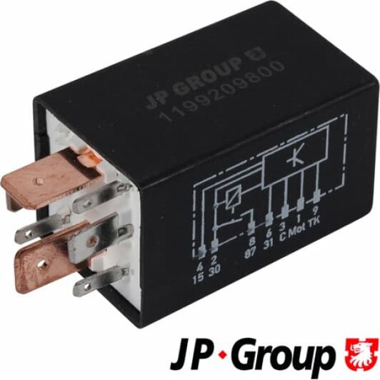 1199209800 JP Group Реле паливного насоса