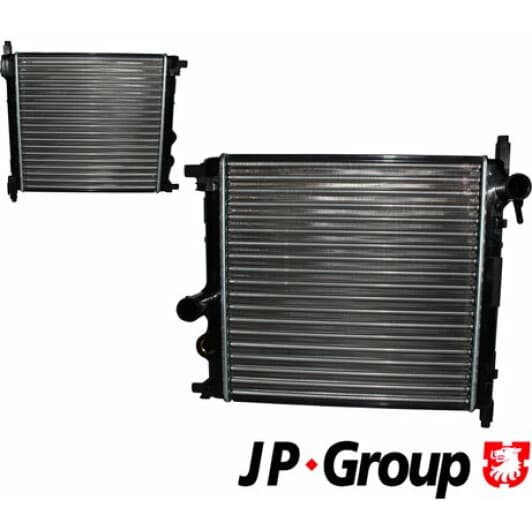 1114208200 JP Group Радиатор охлаждения двигателя