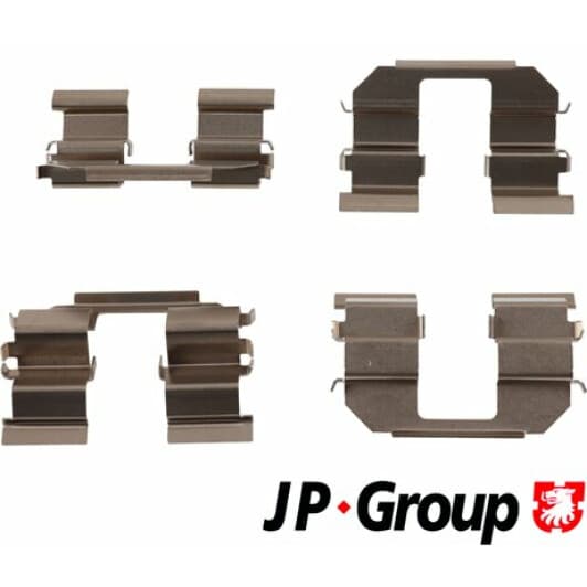 6364002210 JP Group Компоненти дискових гальмівних колодок