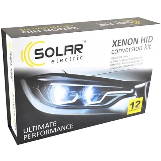 Автолампа Solar H3 PK22s 35 W прозора 4343