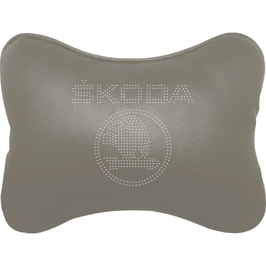 Подушка-підголовник StatusCASE сіра Skoda ap00115102