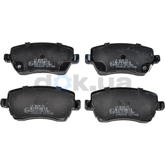 J3608026 Nipparts Гальмівні колодки