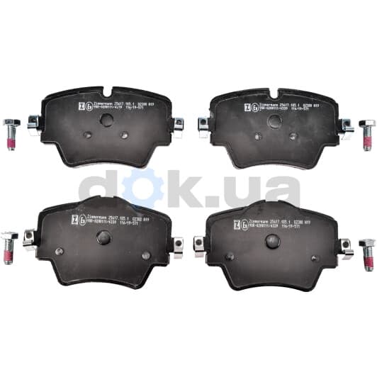 256171851 Zimmermann Тормозные колодки