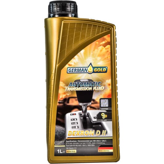 German Gold ATF Dexron D II трансмиссионное масло
