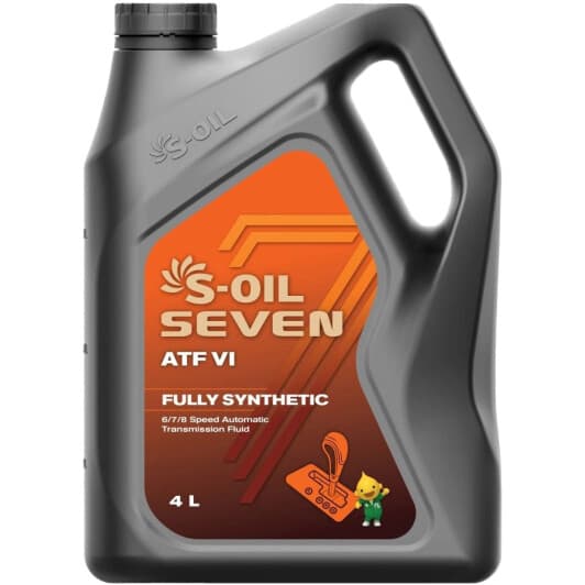 Трансмиссионное масло S-Oil SEVEN ATF VI синтетическое