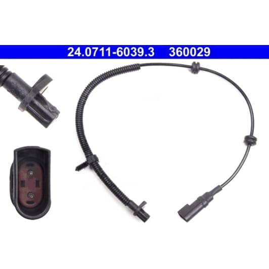 24.0711-6039.3 ATE Датчик ABS для Ford Focus