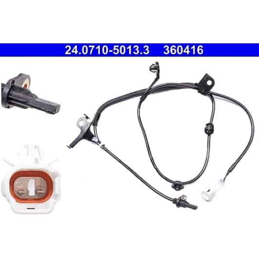 24071050133 ATE Датчик ABS для Toyota Yaris