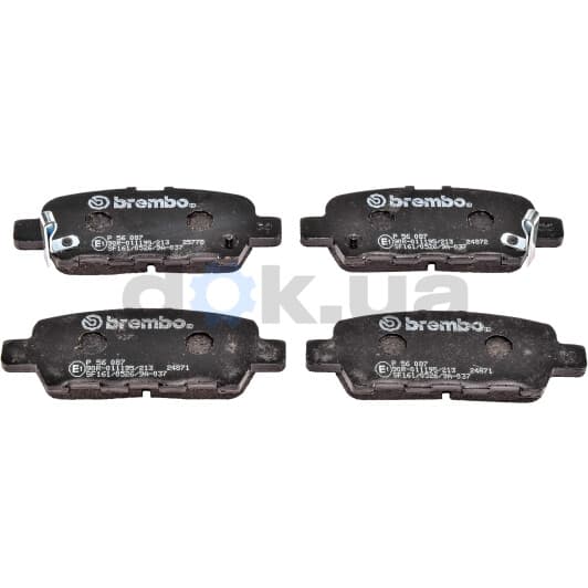 P 56 087 Brembo Гальмівні колодки
