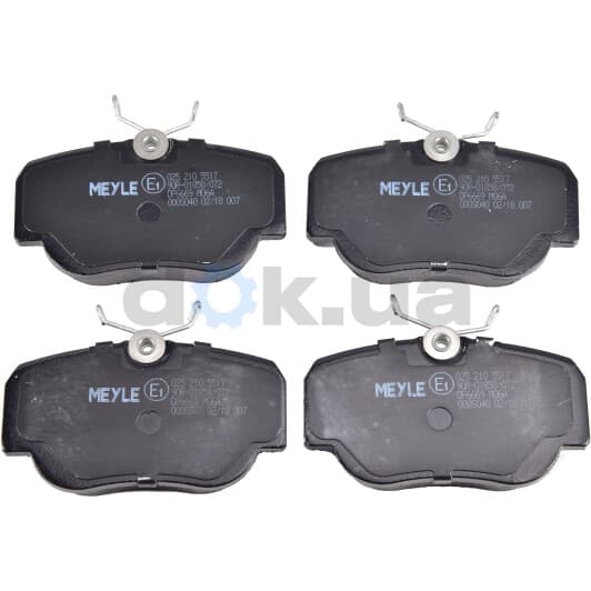 025 210 5517 Meyle Тормозные колодки для Mercedes 190