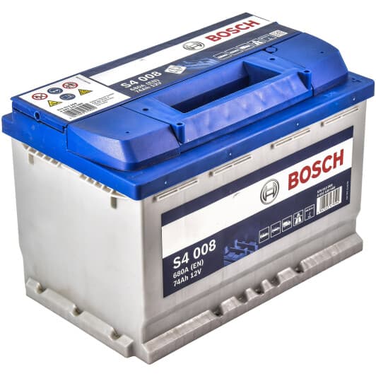 Акумулятор Bosch 6 CT-74-R S4 Silver 0092S40080