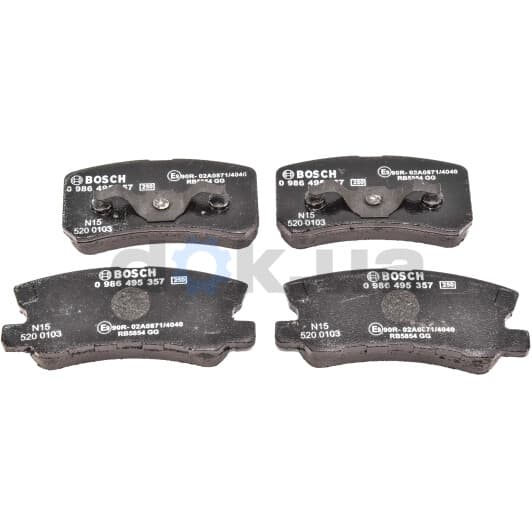 0 986 495 357 Bosch Тормозные колодки