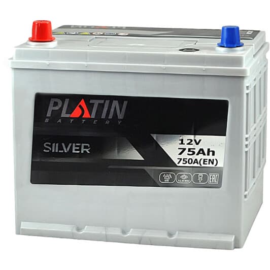Аккумулятор Platin 6 CT-75-L Silver APLJIS6751750
