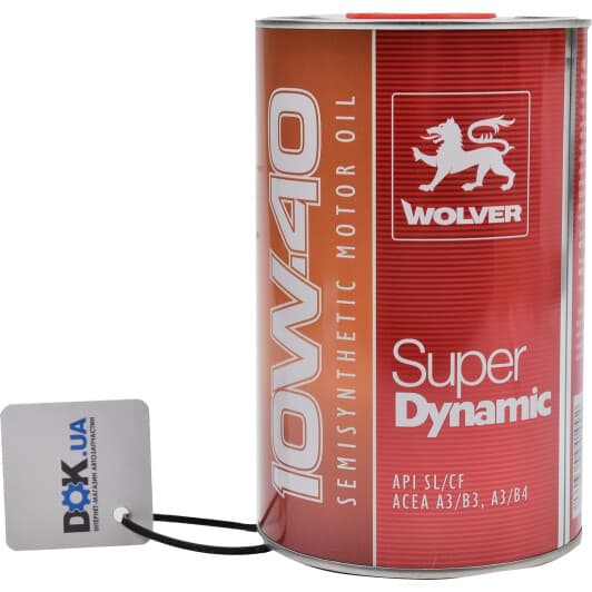 Wolver Super Dynamic 10W-40 (1 л) моторное масло