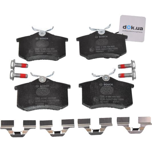 0 986 494 600 Bosch Гальмівні колодки