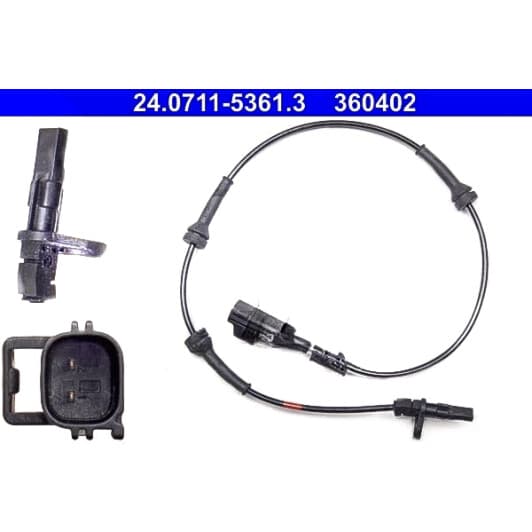 24071153613 ATE Датчик ABS для Land Rover Range Rover Evoque