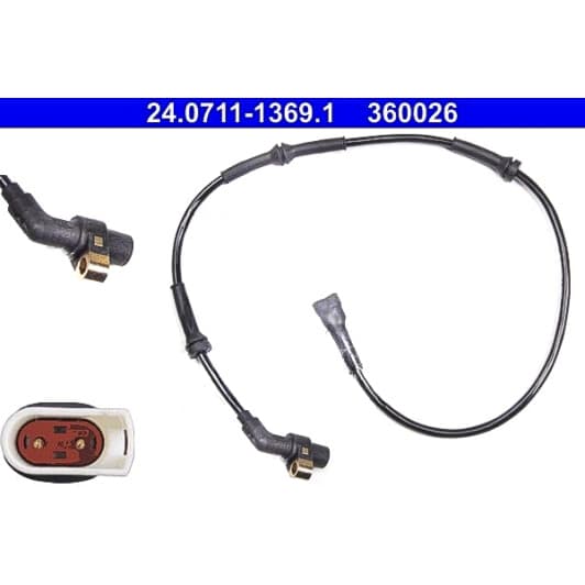 24.0711-1369.1 ATE Датчик ABS для Ford Ka