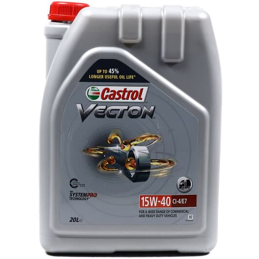 Масло Castrol Vecton CI-4/E7 15W-40