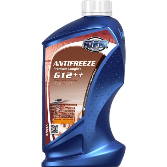 MPM Premium Long Life G12++ червоний концентрат антифризу