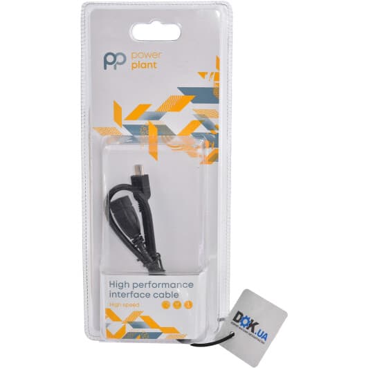 Перехідник PowerPlant KD00AS1235 USB - Mini USB